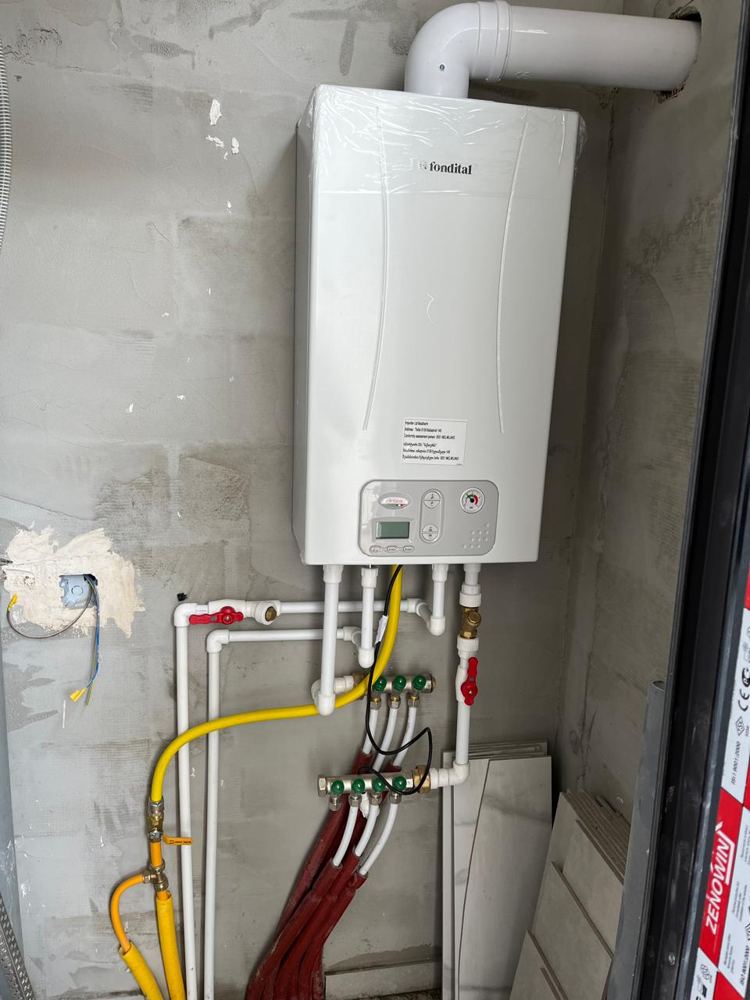 Installed Fondital boiler